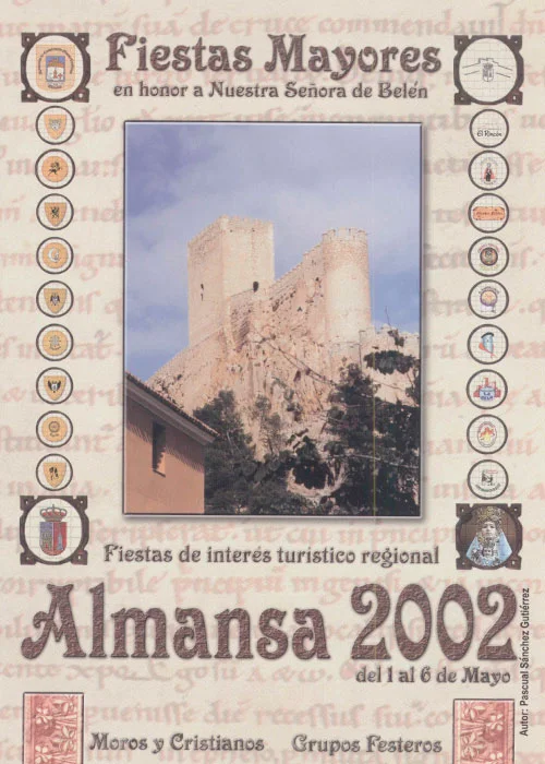 Fiestas mayores en honor de María Santísima de Belén 2002 Almansa
